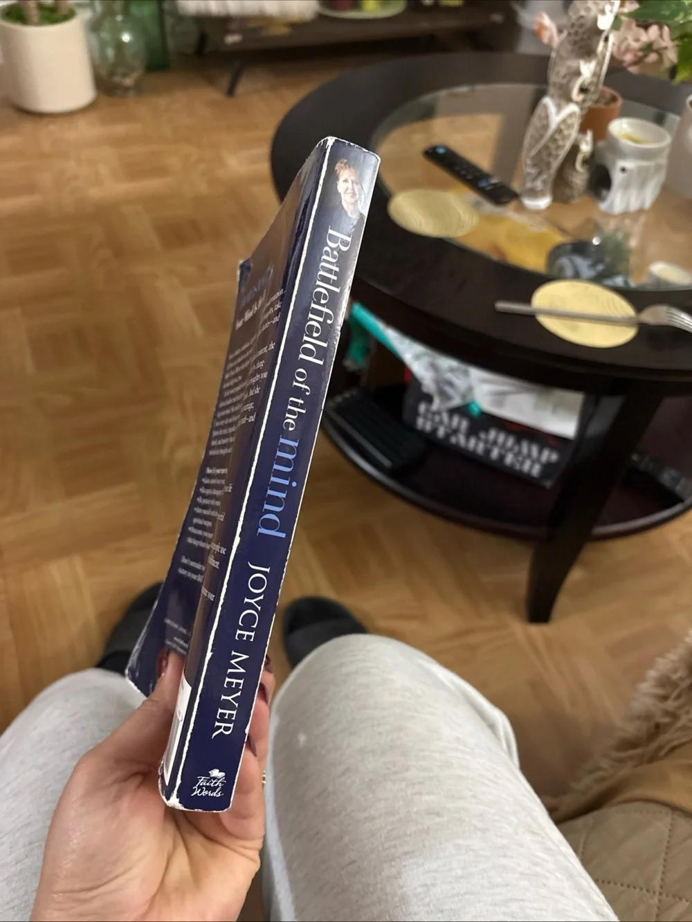 Joyce Meyer Battlefield of the Mind Paperback - White & Navy Cover
